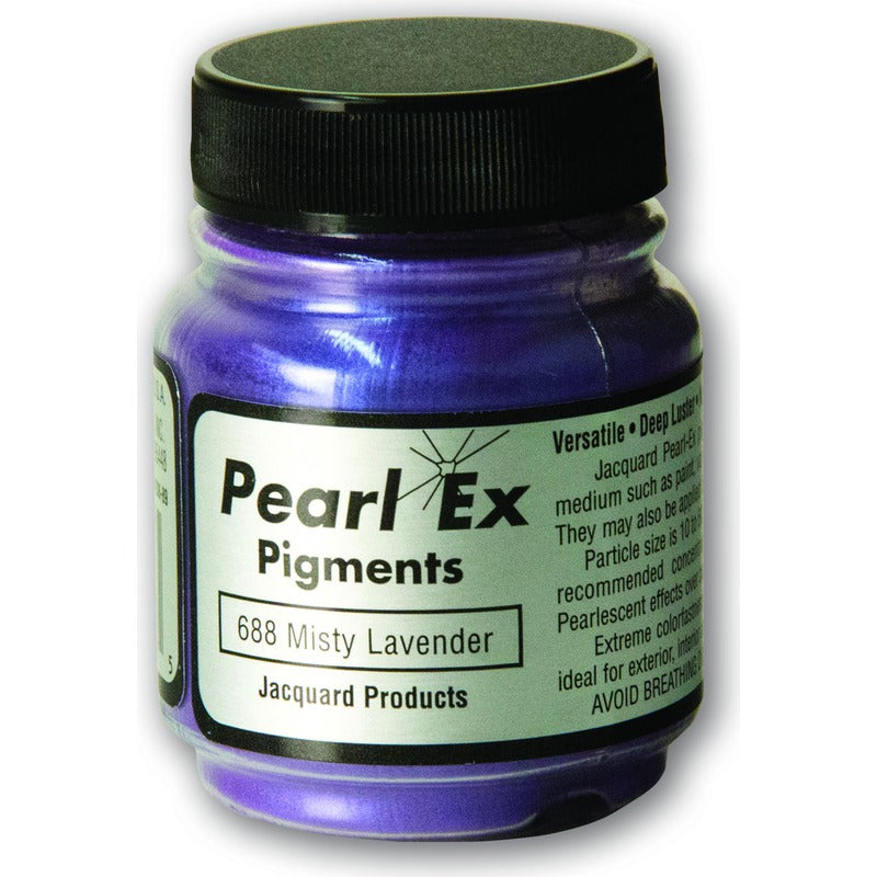White Smoke Jacquard Pearl Ex Powdered Pigments 14gm MISTY LAVENDER Resin Dyes, Pigments, and Colours