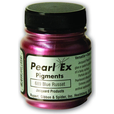 Black Jacquard Pearl Ex Powdered Pigments 14gm BLUE RUSSET Resin Dyes, Pigments, and Colours