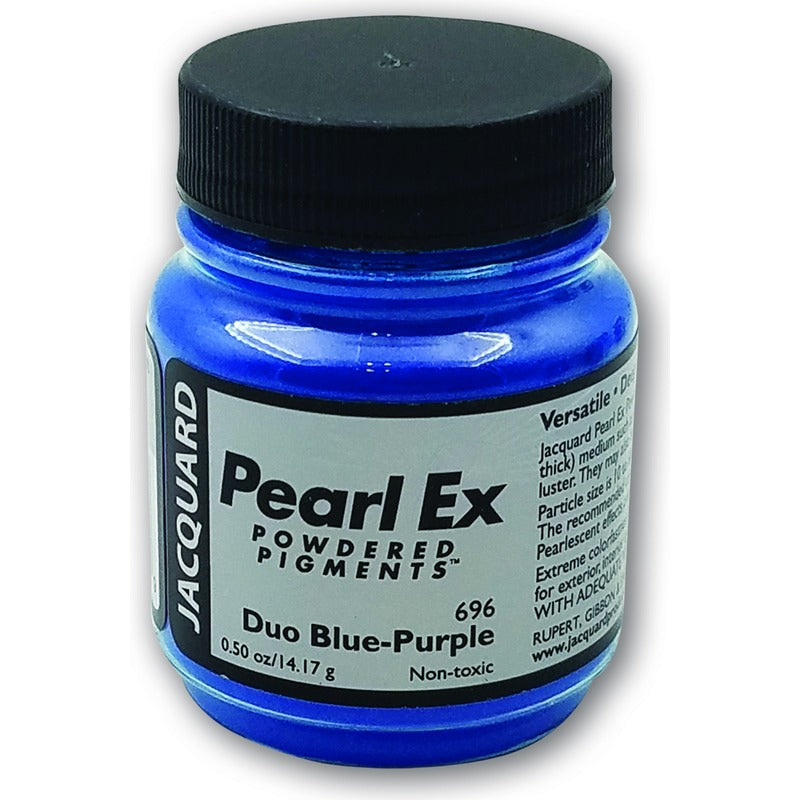 White Smoke Jacquard Pearl Ex Powdered Pigments 14gm DUO BLUE PURPLE Resin Dyes, Pigments, and Colours