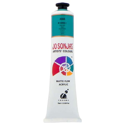 White Smoke Jo Sonja's Matte Flow Acrylic Paint Aqua 75ml S1 Paint