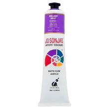 White Smoke Jo Sonja's Matte Flow Acrylic Paint Brilliant Violet 75ml S1 Paint