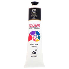 White Smoke Jo Sonja's Matte Flow Acrylic Paint Carbon Black 75ml S1 Paint