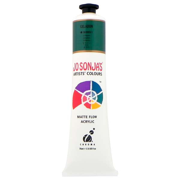 White Smoke Jo Sonja's Matte Flow Acrylic Paint Celadon 75ml S1 Paint