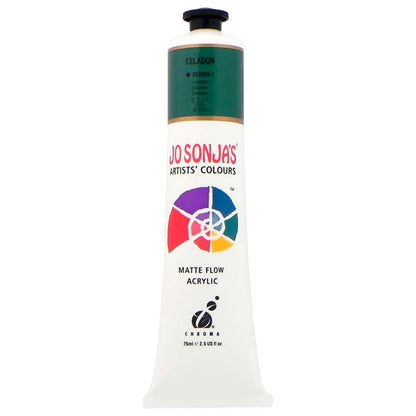 White Smoke Jo Sonja's Matte Flow Acrylic Paint Celadon 75ml S1 Paint