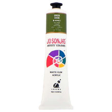 White Smoke Jo Sonja's Matte Flow Acrylic Paint Green Oxide 75ml S1 Paint