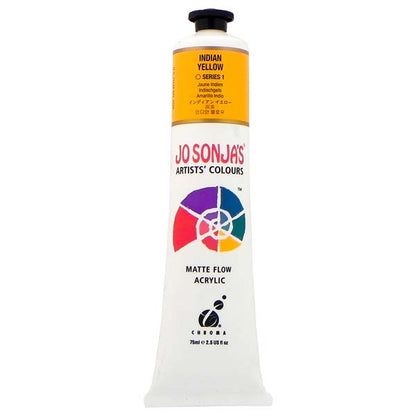 White Smoke Jo Sonja's Matte Flow Acrylic Paint Indian Yellow 75ml S1 Paint