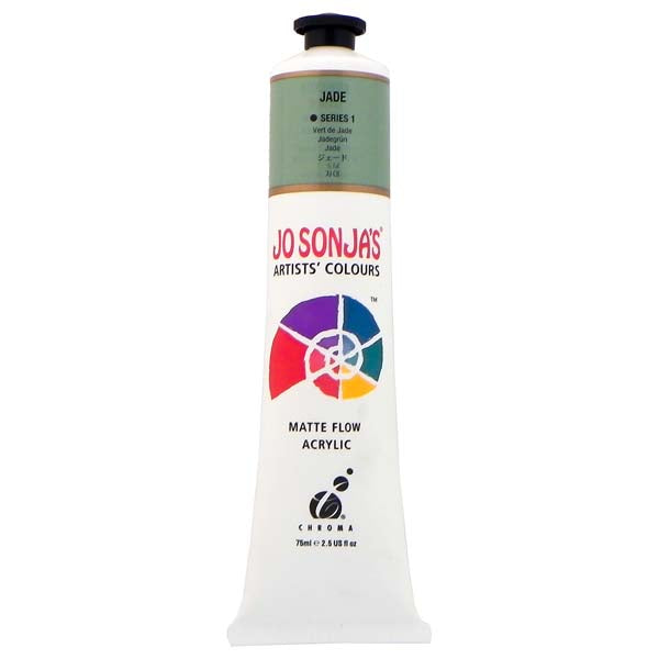 White Smoke Jo Sonja's Matte Flow Acrylic Paint Jade 75ml S1 Paint