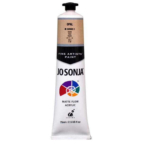 White Smoke Jo Sonja's Matte Flow Acrylic Paint Opal 75ml S1 Paint