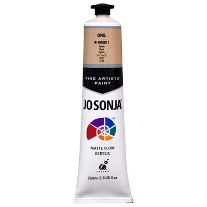 White Smoke Jo Sonja's Matte Flow Acrylic Paint Opal 75ml S1 Paint