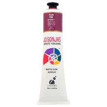 White Smoke Jo Sonja's Matte Flow Acrylic Paint Plum Pink 75ml S1 Paint