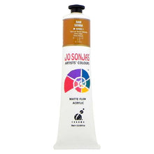White Smoke Jo Sonja's Matte Flow Acrylic Paint Raw Sienna 75ml S1 Paint