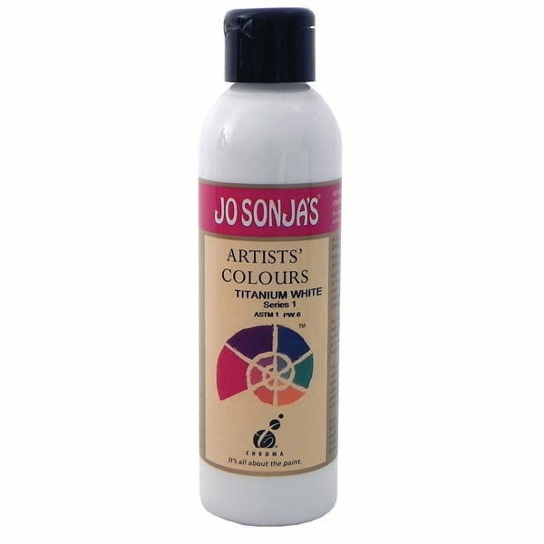 White Smoke Jo Sonja's Matte Flow Acrylic Paint Titanium White 250ml S1 * Paint
