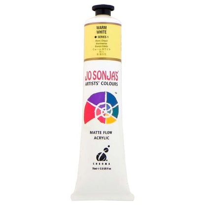 White Smoke Jo Sonja's Matte Flow Acrylic Paint Warm White 75ml S1 Paint