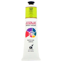 White Smoke Jo Sonja's Matte Flow Acrylic Paint Yellow Green 75ml S1 Paint