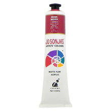 White Smoke Jo Sonja's Matte Flow Acrylic Paint Brown Madder 75ml S2 Paint