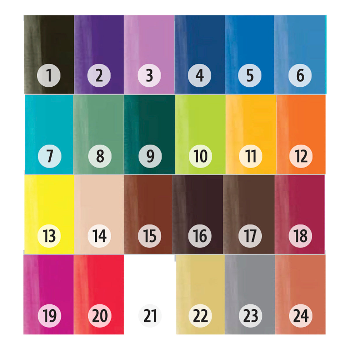 White Smoke Jo Sonja's Matte Flow Acrylic Set 24x20ml Acrylic Paint