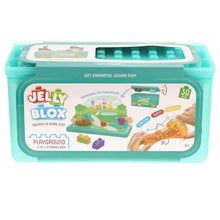 Alice Blue Jelly Blox Playground Store & Play Sensory Building & Construction Toys