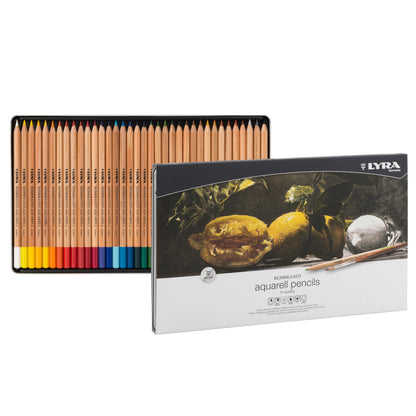 White Smoke Lyra Rembrandt Aquarell Metal Box 36 pcs Pencils