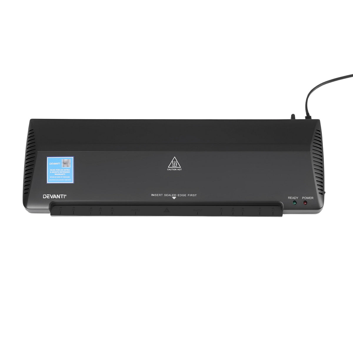 White Smoke Devanti A3 Laminator Machine, Hot & Cold Thermal Fast Lamination Anti-Jam Laminator for Office School Home Document Photo Card Handmade A3 A4 A5 A6, Black Home & Garden > Home Office Accessories > Laminators