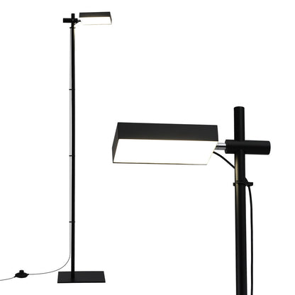 White Smoke Artiss LED Floor Lamp, Modern Reading Lamp 360~ Rotating Adjustable Light Head,12W Standing Lamp for Living Room, Bedroom Office Home & Garden > Lighting > Floor Lamps