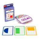 White Smoke Learning Can Be Fun Flash Cards - Fractions Classroom Supplies