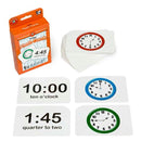 White Smoke Learning Can Be Fun Flash Cards - Time Classroom Supplies