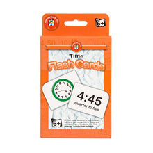 White Smoke Learning Can Be Fun Flash Cards - Time Classroom Supplies