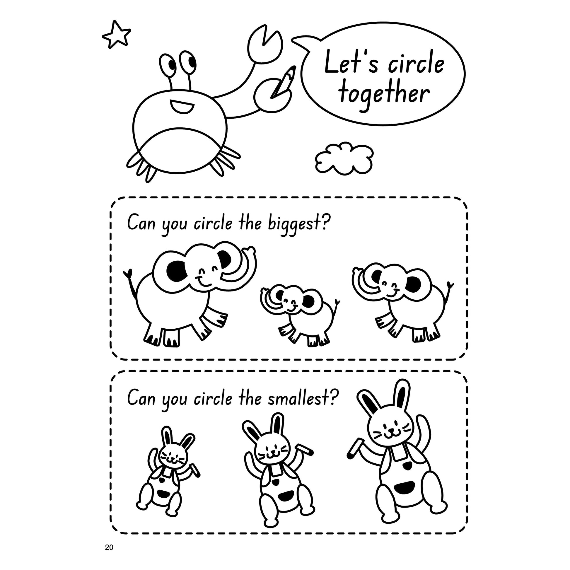 Light Gray Faber Castell Little Creatives Colouring & Activity Book, 20 Pages Kids Colouring Books