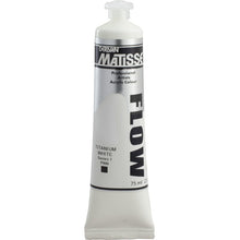 White Smoke Derivan Matisse Flow Acrylic Paint, S1, 75ml, Titanium White Acrylic Paints