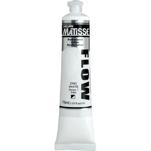 White Smoke Derivan Matisse Flow Acrylic Paint, S1, 75ml, Zinc White Acrylic Paints