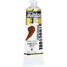 White Smoke Derivan Matisse Structure Acrylic Paint, S3, 75ml, Armenian Bole Acrylic Paints