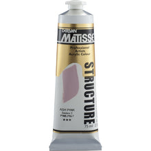 White Smoke Derivan Matisse Structure Acrylic Paint, S2, 75ml, Ash Pink Acrylic Paints