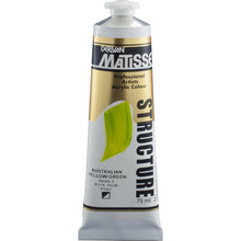 White Smoke Derivan Matisse Structure Acrylic Paint, S3, 75ml, Australian Yellow Green Acrylic Paints