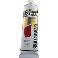 White Smoke Derivan Matisse Structure Acrylic Paint, S3, 75ml, Brilliant Alizarine Acrylic Paints