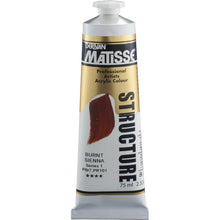White Smoke Derivan Matisse Structure Acrylic Paint, S1, 75ml, Burnt Sienna Acrylic Paints