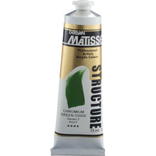 White Smoke Derivan Matisse Structure Acrylic Paint, S2, 75ml, Chromium Green Oxide Acrylic Paints