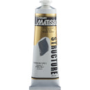 White Smoke Derivan Matisse Structure Acrylic Paint, S1, 75ml, Carbon Grey Acrylic Paints