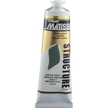White Smoke Derivan Matisse Structure Acrylic Paint, S2, 75ml, Green Grey Acrylic Paints