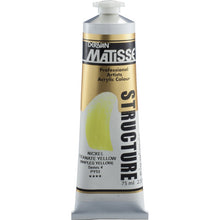 White Smoke Derivan Matisse Structure Acrylic Paint, S4, 75ml, Nickel Titanate Yellow (Naples Yellow) Acrylic Paints