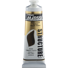 White Smoke Derivan Matisse Structure Acrylic Paint, S1, 75ml, Raw Umber Deep Acrylic Paints