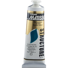 White Smoke Derivan Matisse Structure Acrylic Paint, S2, 75ml, Southern Ocean Blue Acrylic Paints