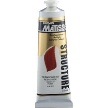 White Smoke Derivan Matisse Structure Acrylic Paint, S3, 75ml, Transparent Red Oxide Acrylic Paints