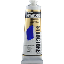 White Smoke Derivan Matisse Structure Acrylic Paint, S2, 75ml, Ultramarine Blue Acrylic Paints