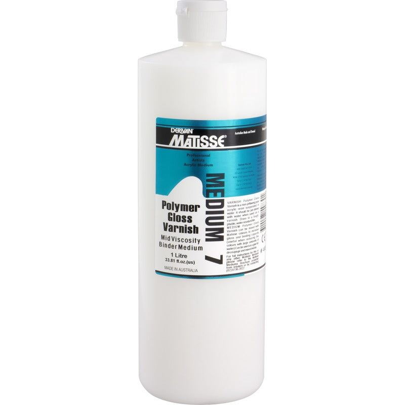 Lavender Derivan Matisse Gloss Polymer Varnish, 1Lt Mediums