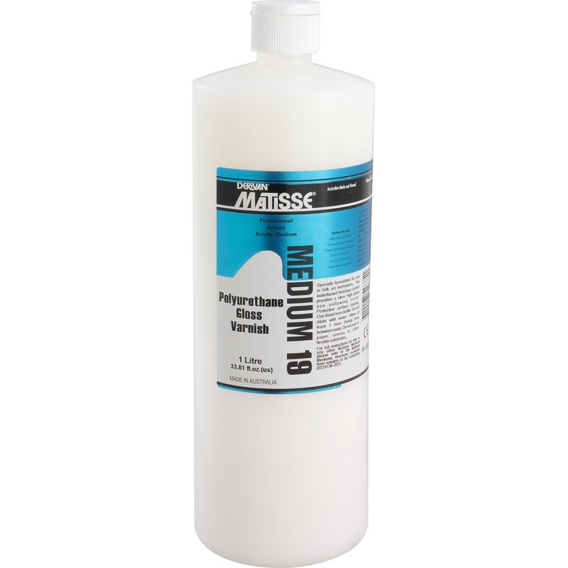 Lavender Derivan Matisse Gloss Polyurethane Varnish, 1Lt Mediums