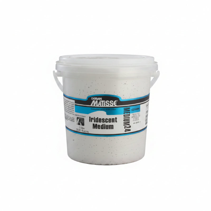 White Smoke Derivan Matisse Iridescent Medium, 1Lt Mediums