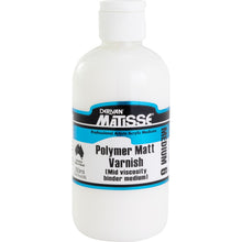White Smoke Derivan Matisse Matt Polymer Varnish, 250ml Mediums