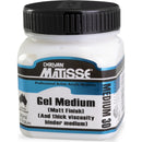 White Smoke Derivan Matisse Matt Gel Medium, 250ml Mediums