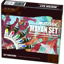 White Smoke Derivan Matisse Structure, Mayan Colours Set, 5x75ml Acrylic Paints