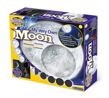 Moon toy kit box with remote control and light-up moon model